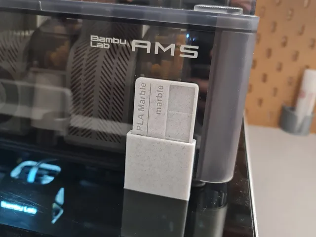 Filament Swatch Card Holder / Stand for AMS and Drybox