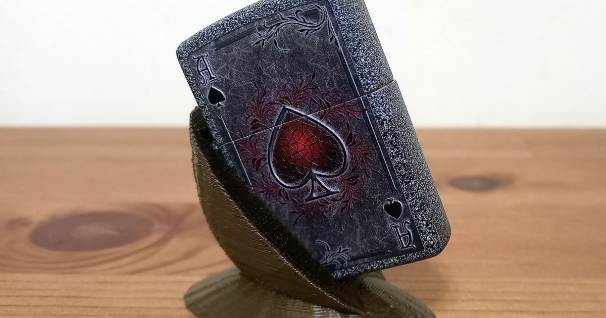 Zippo lighter modern stand by Raffaello Download free STL model