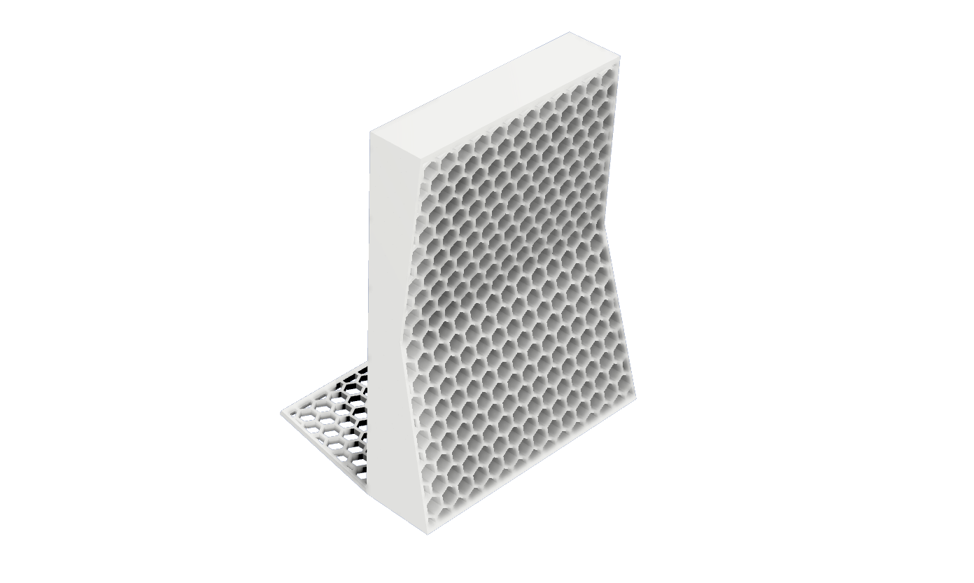Miniatura 3 do modelo 3D Honeycomb Bookend (Multiple Styles)