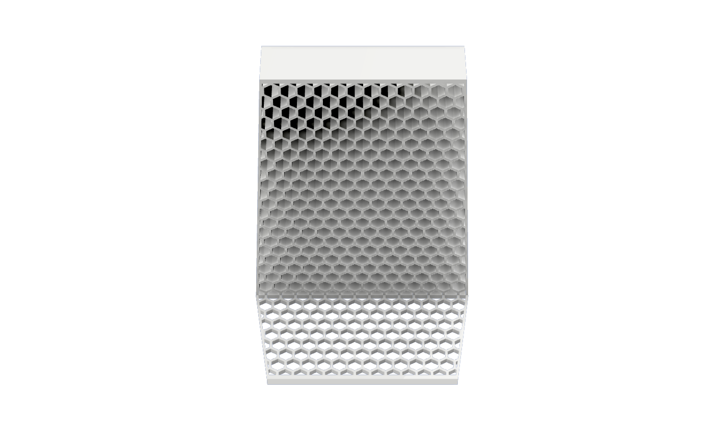 Miniatura 4 do modelo 3D Honeycomb Bookend (Multiple Styles)