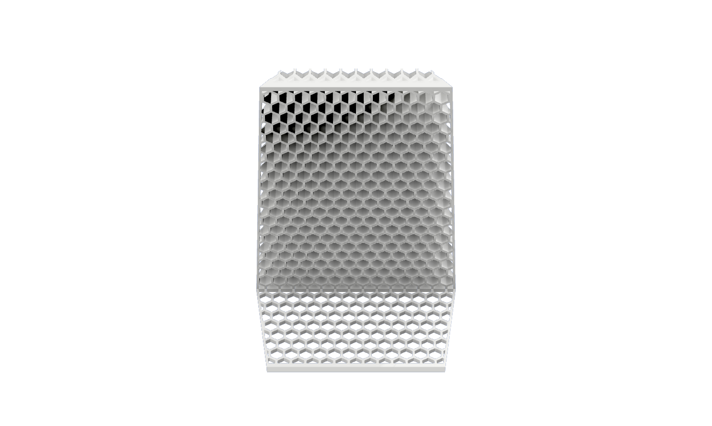 Miniatura 11 do modelo 3D Honeycomb Bookend (Multiple Styles)