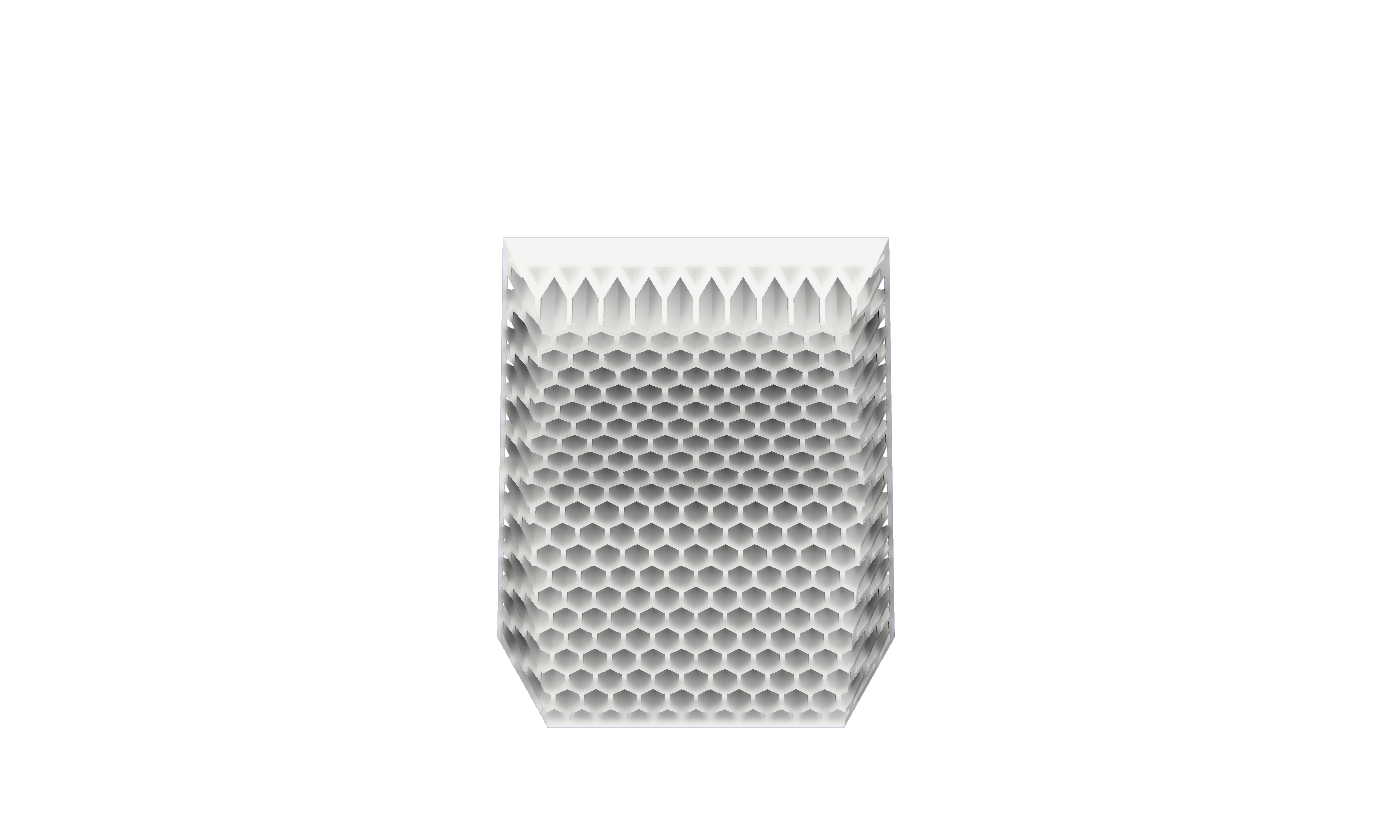 Miniatura 10 do modelo 3D Honeycomb Bookend (Multiple Styles)