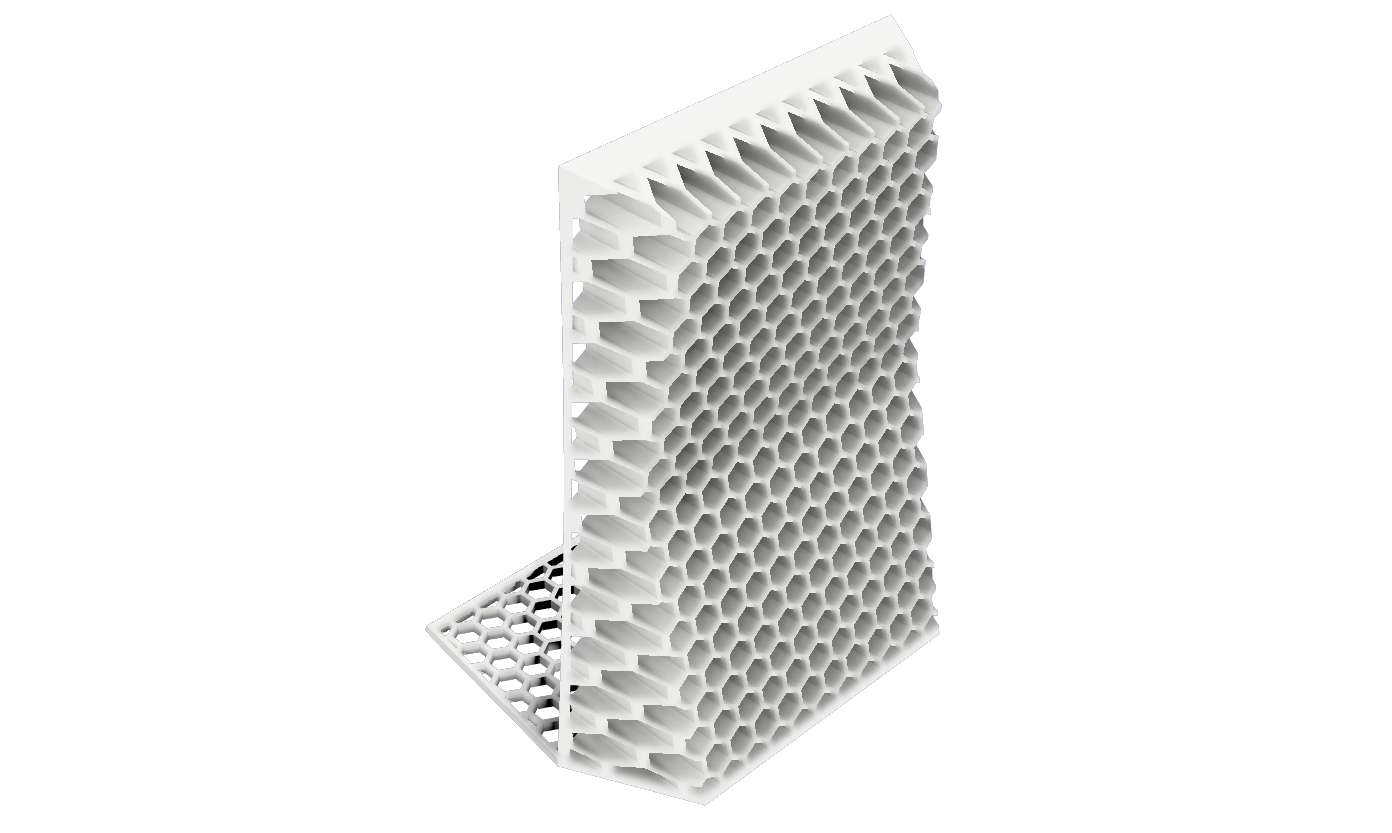 Miniatura 13 do modelo 3D Honeycomb Bookend (Multiple Styles)