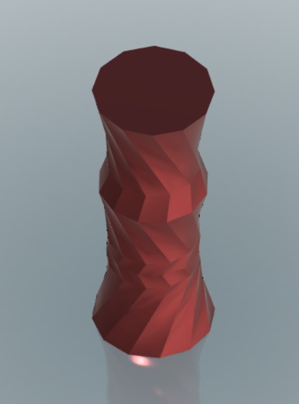 LONG SPIRAL VASE