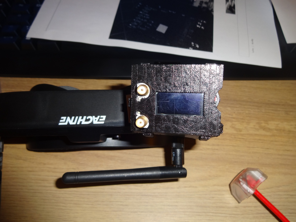 Miniatura 18 do modelo 3D Eachine EV100 Receiver Case Mod