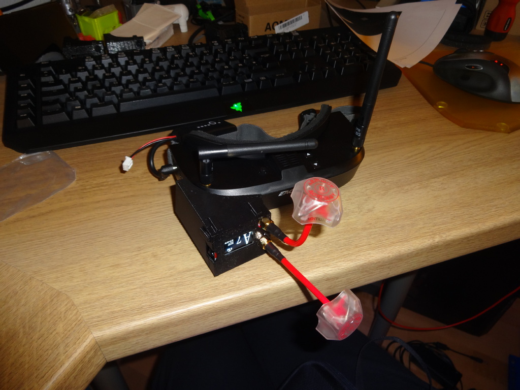 Miniatura 21 do modelo 3D Eachine EV100 Receiver Case Mod