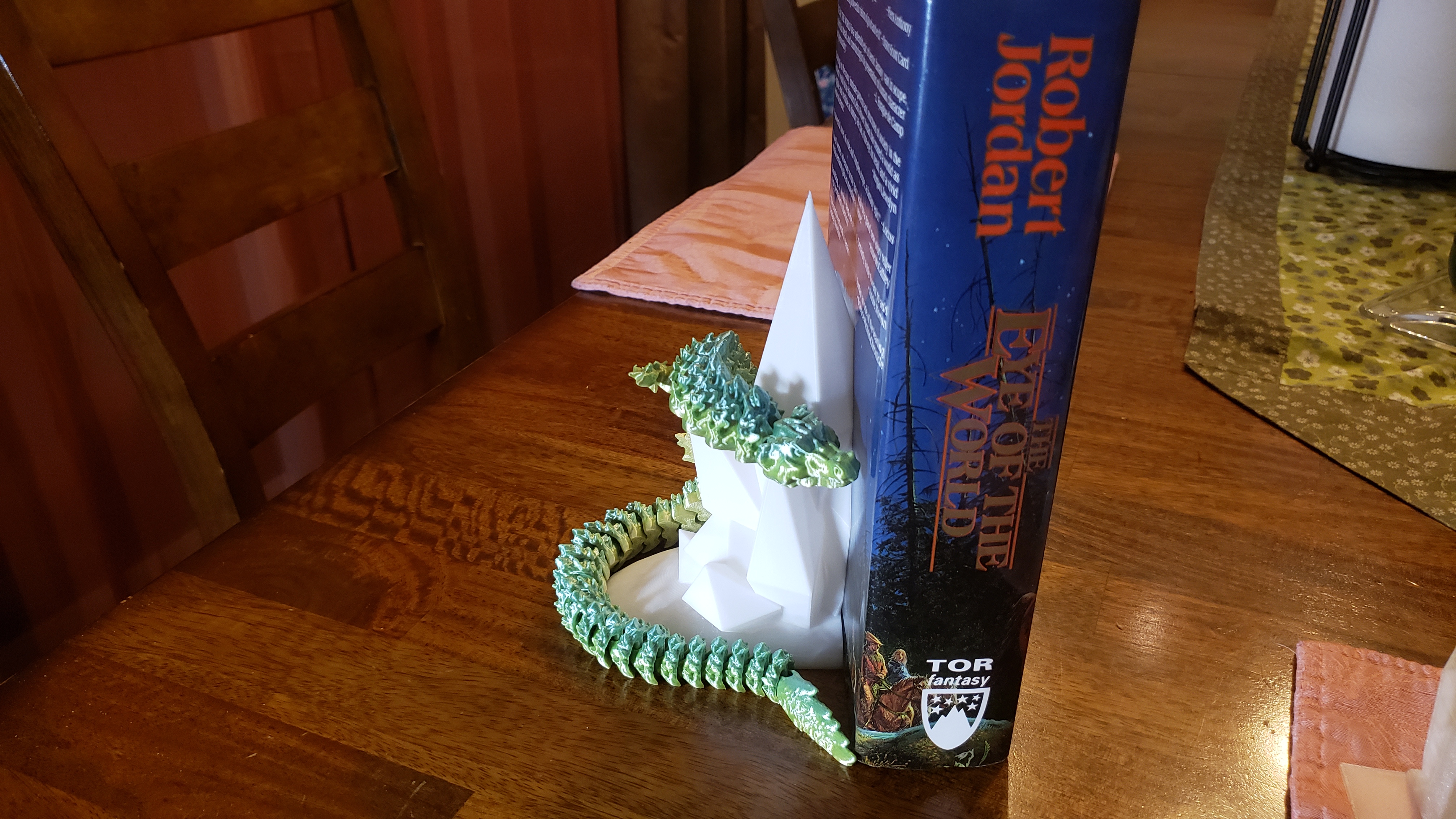 Dragon Mount Bookends (for Articulated Dragon)
