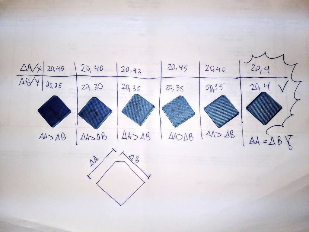 CoreXY Belts Calibration Slat