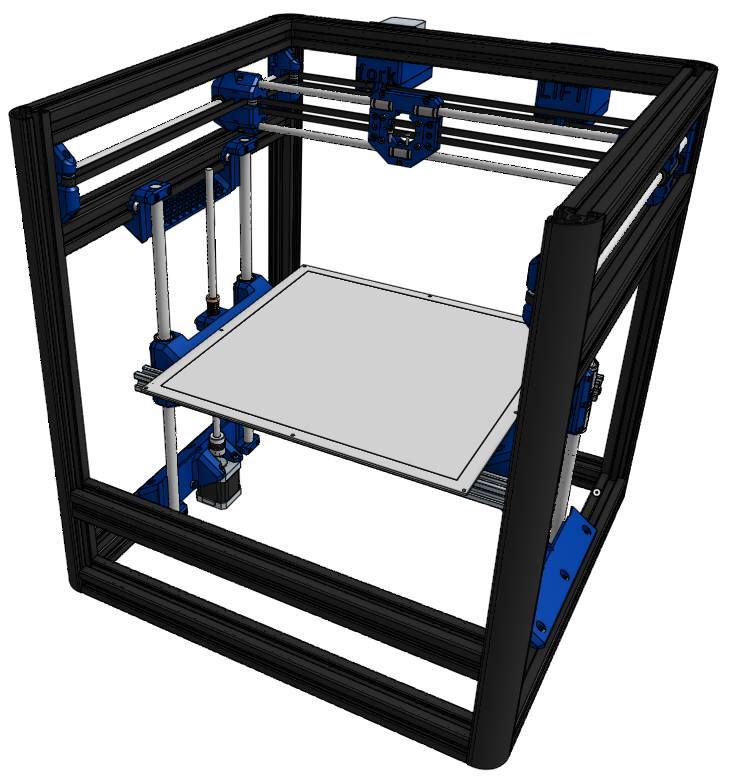 forkLIFT MK1 CoreXY 3D Printer by Bruno Porto | Download free STL model ...