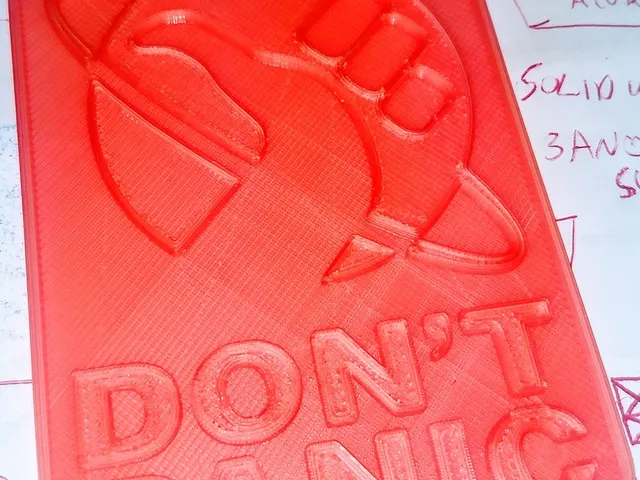 Hitchhiker's Guide to The Galaxy Don't Panic door plate.