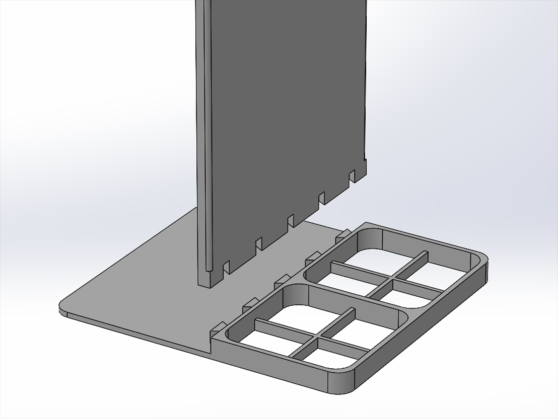Miniatura 3 do modelo 3D Modular Storage Bookend