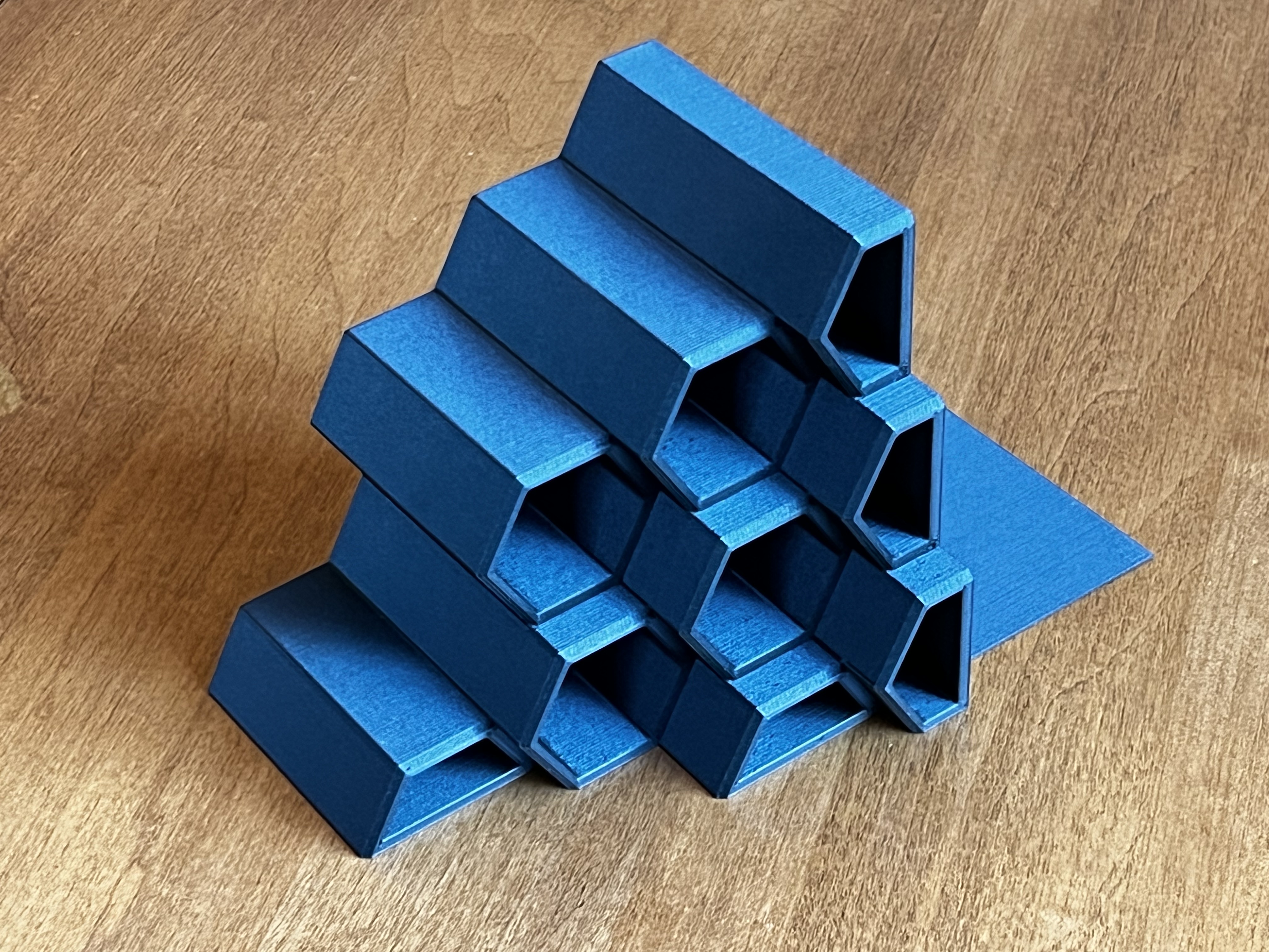Miniatura 5 do modelo 3D Hexagonal Bookends (Parametric)