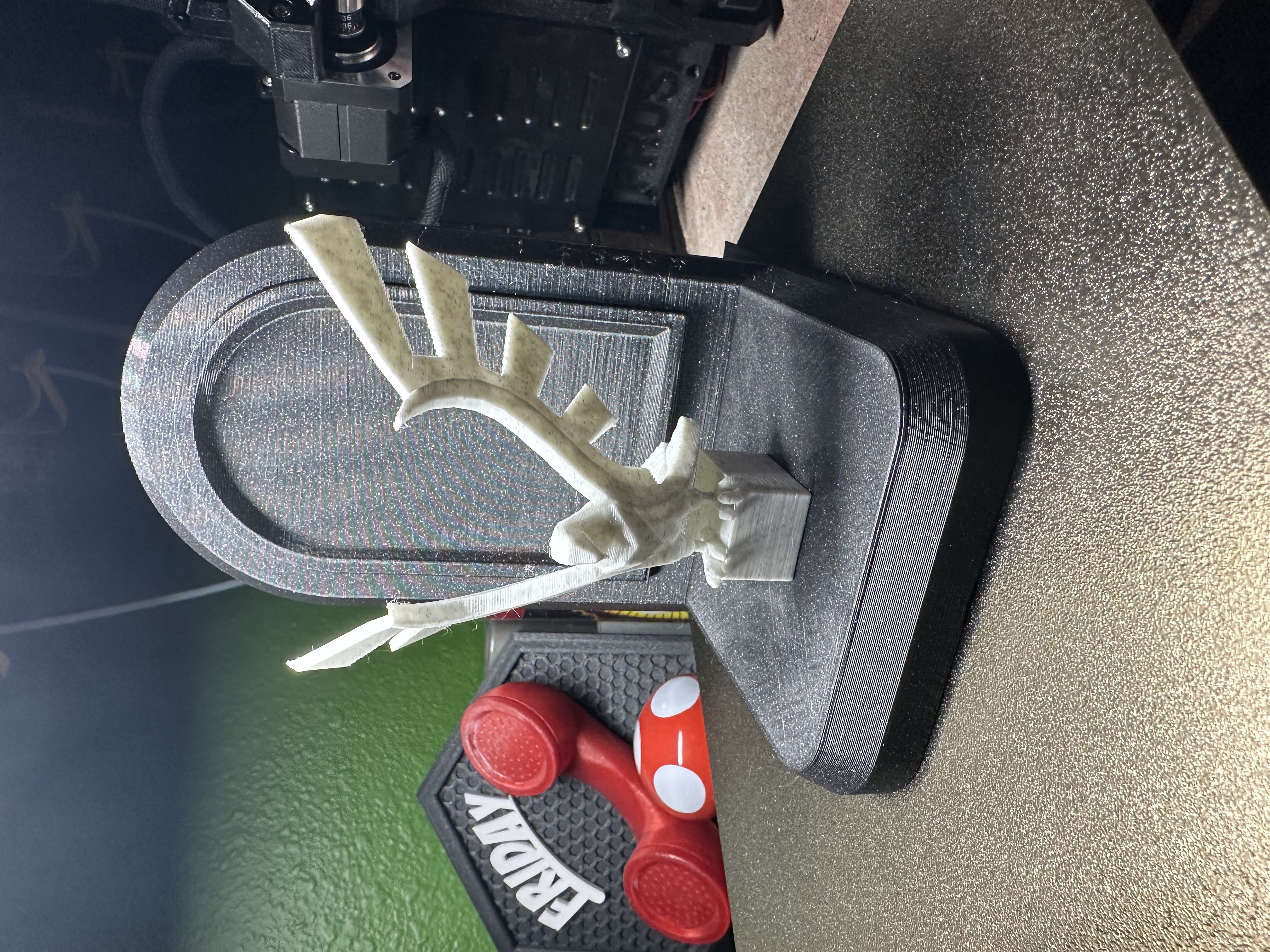 Customizable Bookend Base: Add your own figure