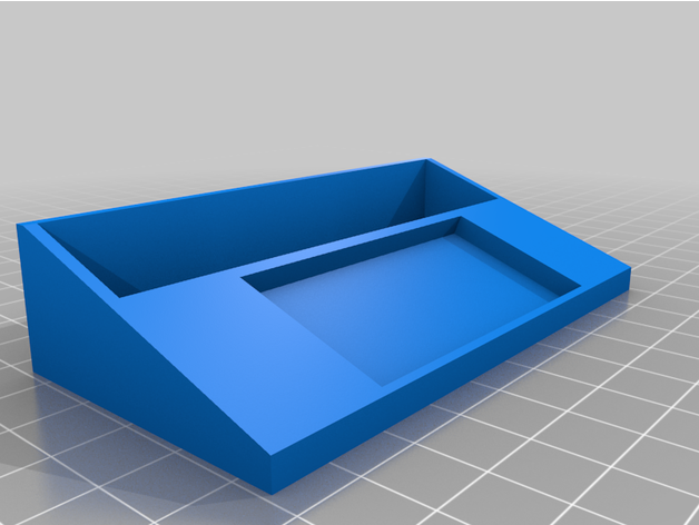 Simple business card holder with space for customizing