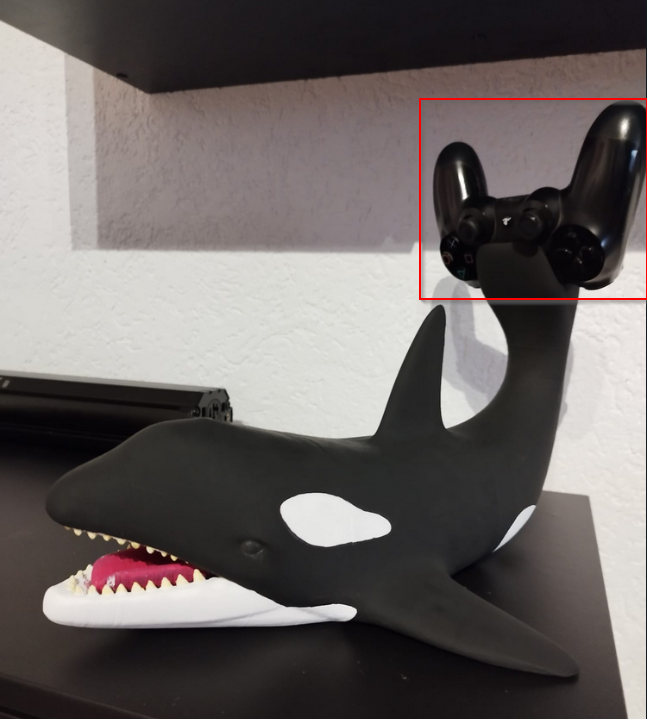 Miniatura 2 do modelo 3D PS5 (+4) Orca Controller Stand