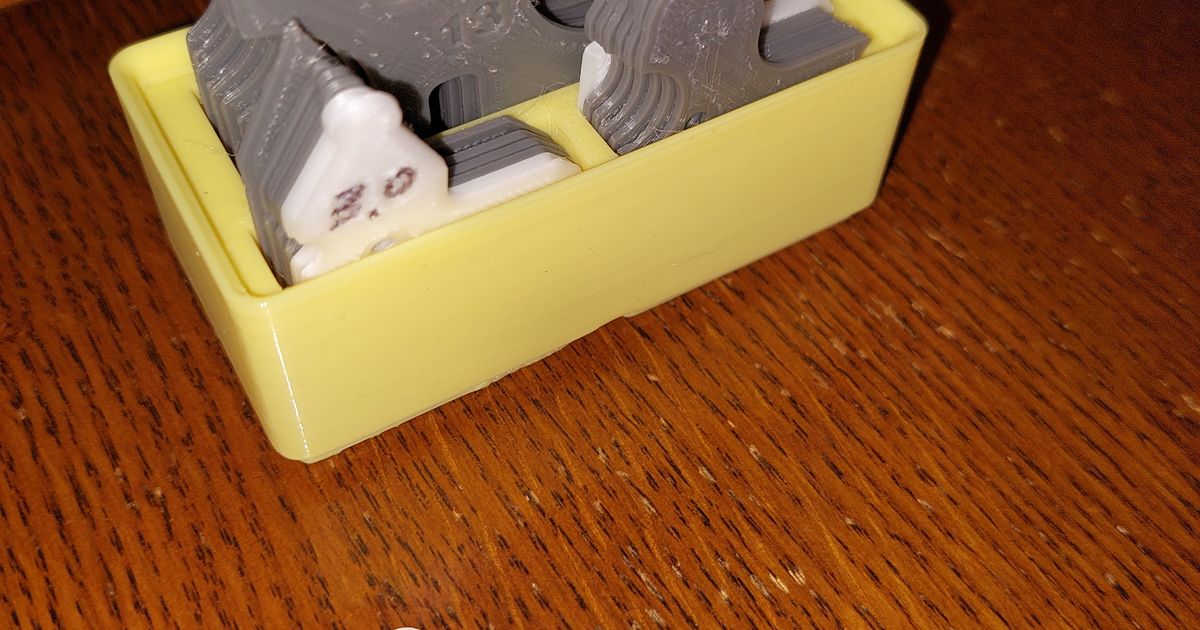 Gridfinity holder for Radius gauge set by Glenn Brockett Download free STL model