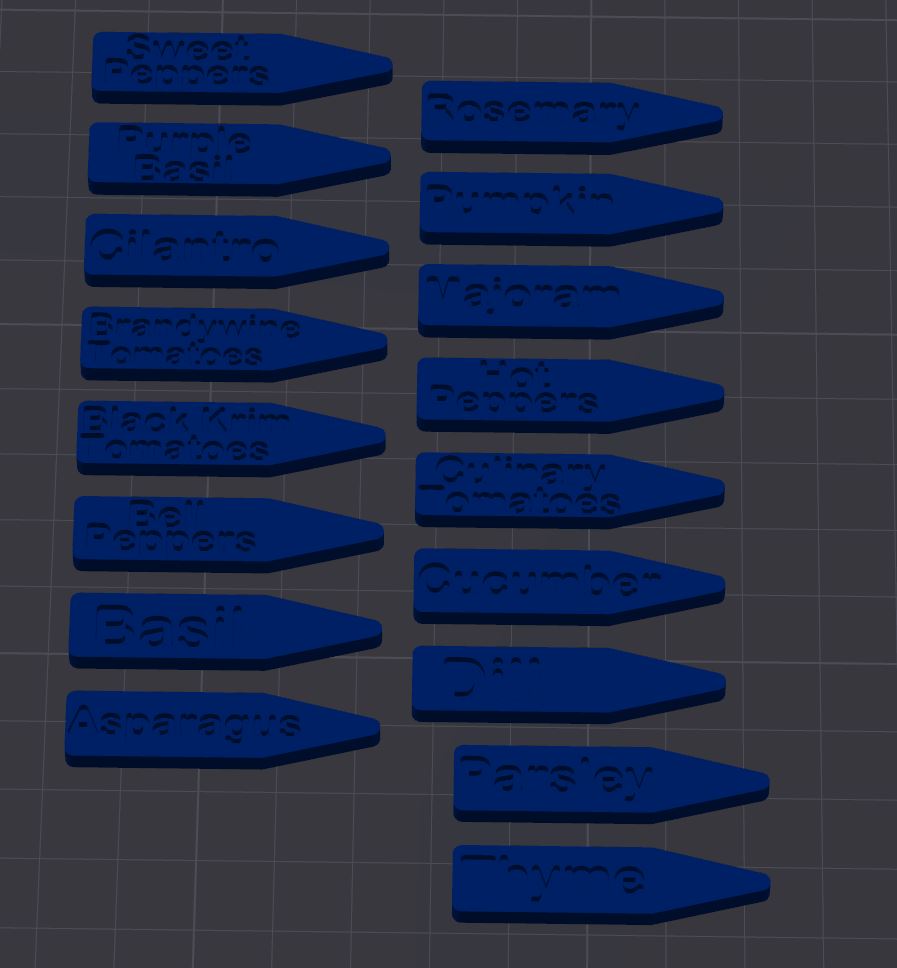 Simple Plant/ Seedling Labels