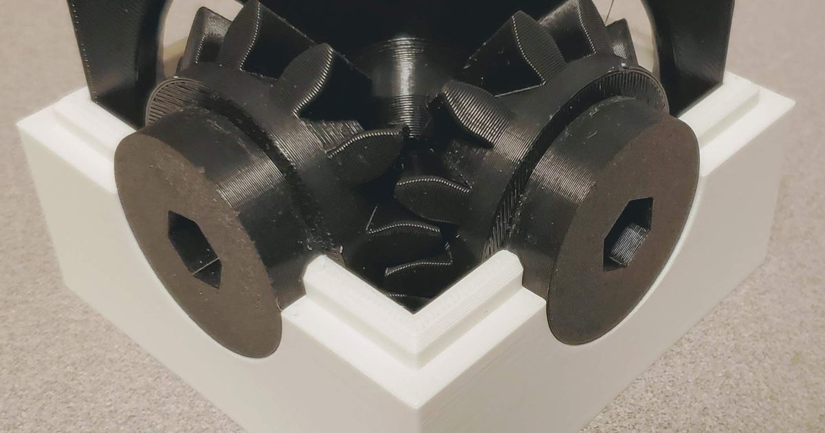 Bevel Gear Box by Paul Mullen Download free STL model