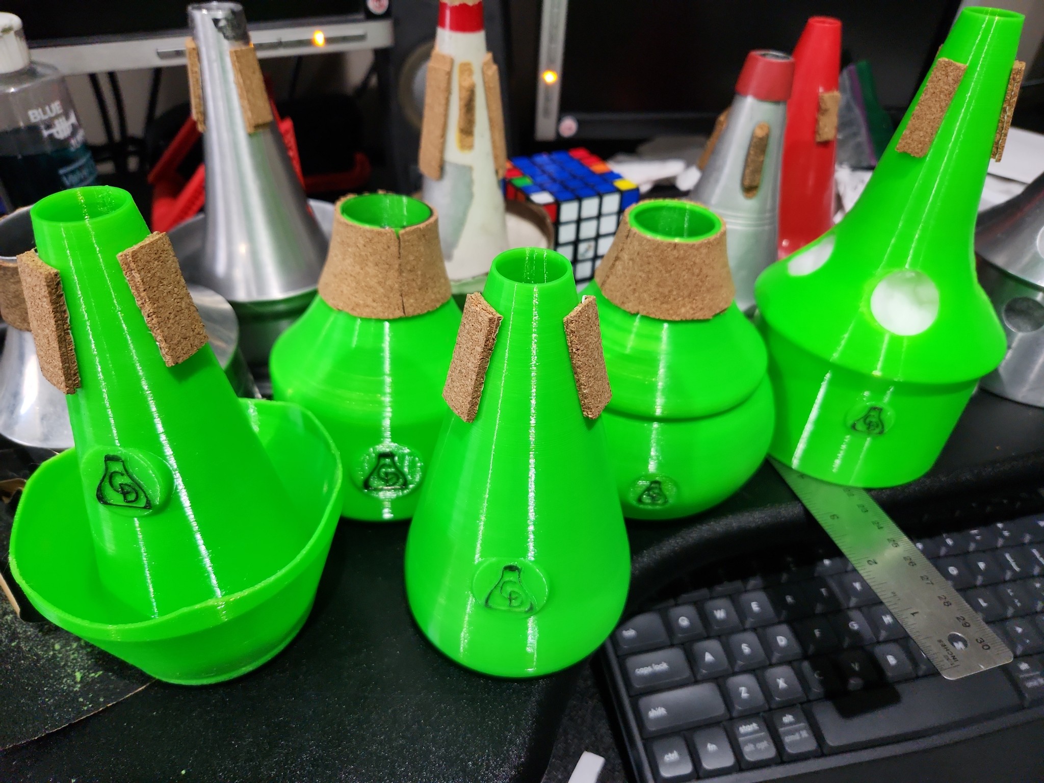 Trumpet Mute Set (5) by ClintonD Download free STL model