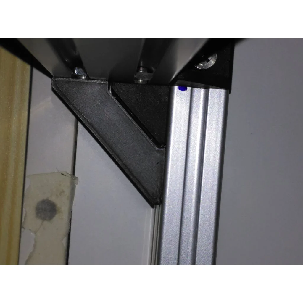 Corner brackets for alu profiles 20x20, 20x40