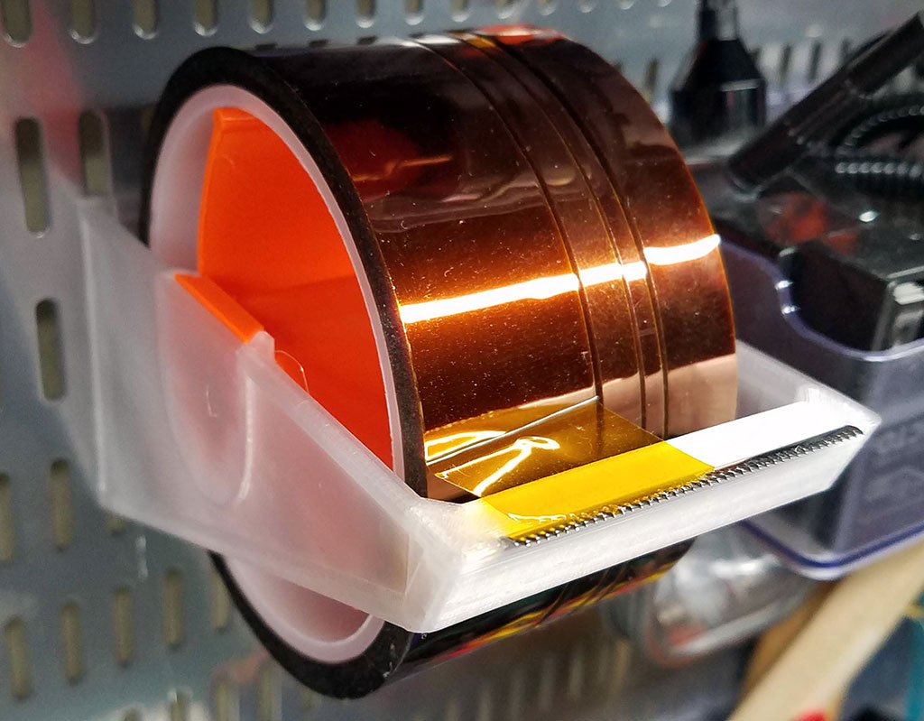 Elfa Utility Board Tape Dispenser - Serrated Insert Version
