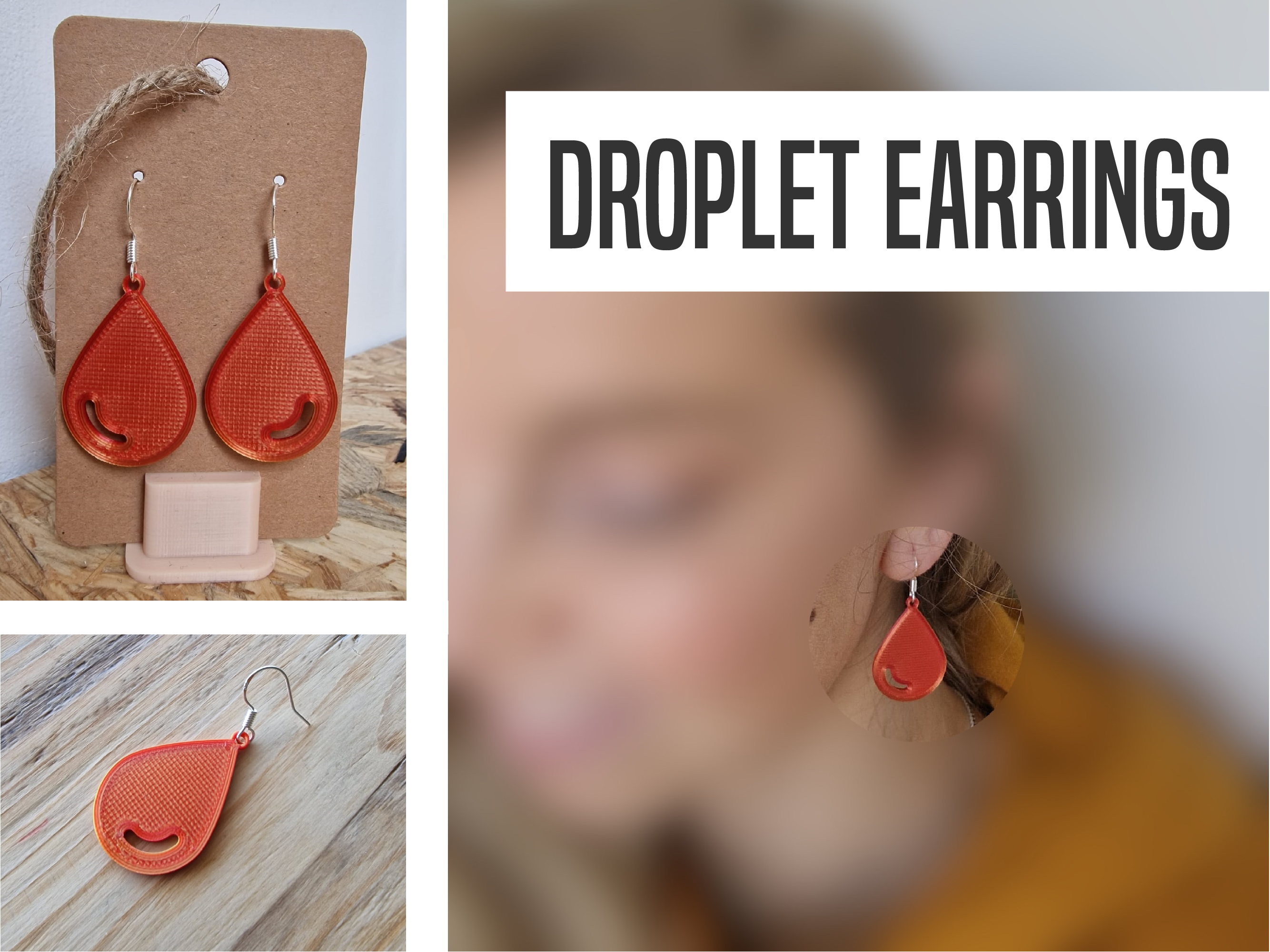 Droplet earrings