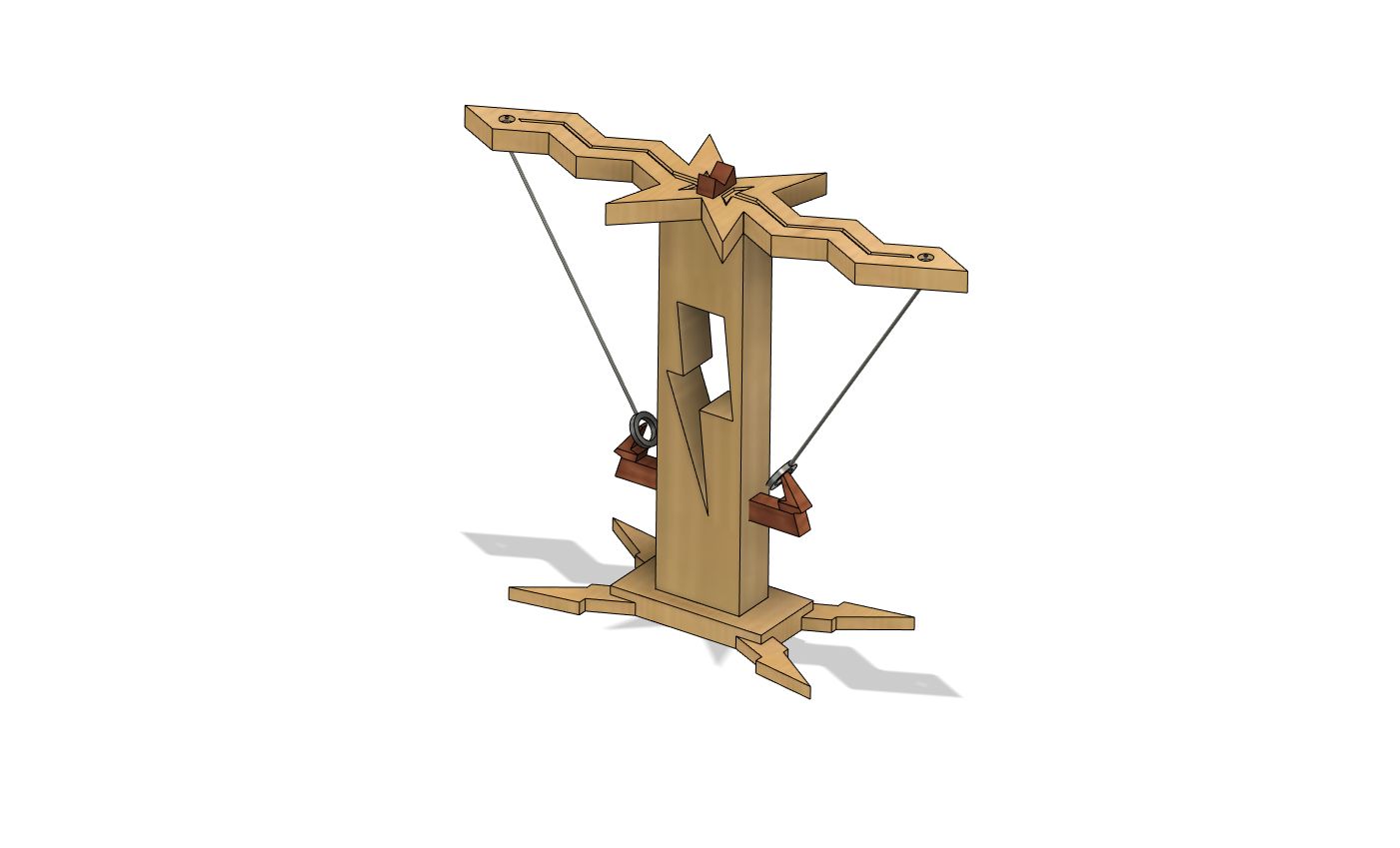 Miniatura 5 do modelo 3D Zeus Ring Toss Game