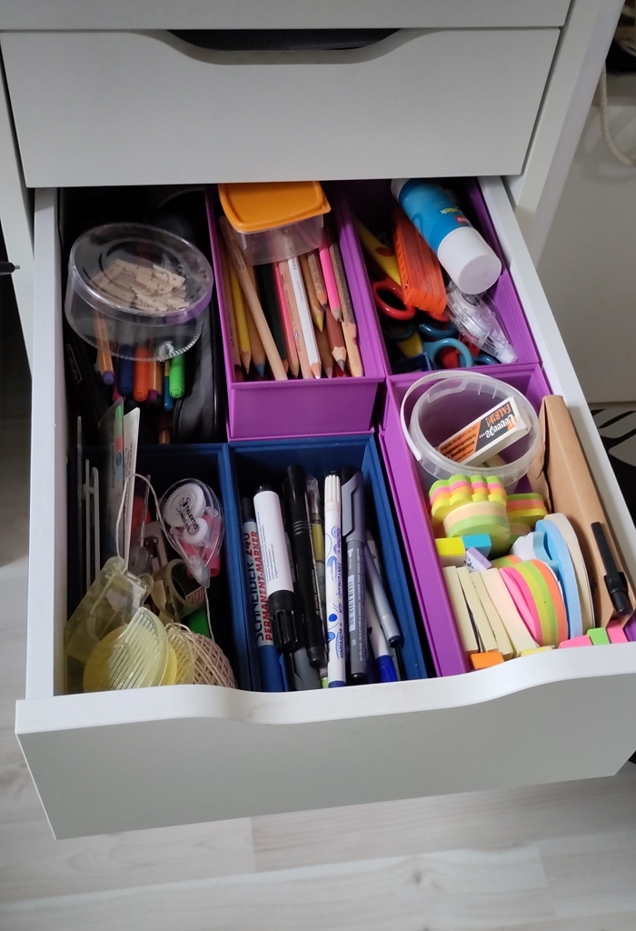 IKEA Alex pen drawer box stackable