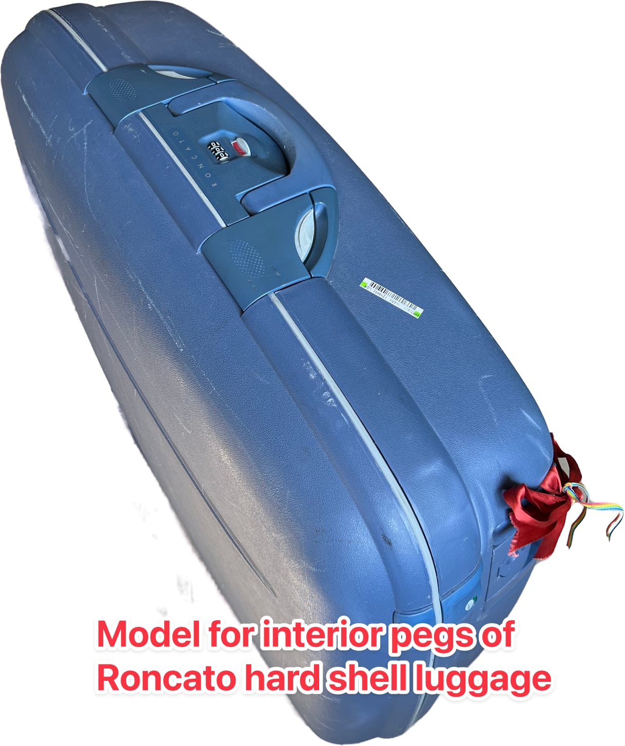 Roncato Suitcase replacement peg for holding inner separating membrane