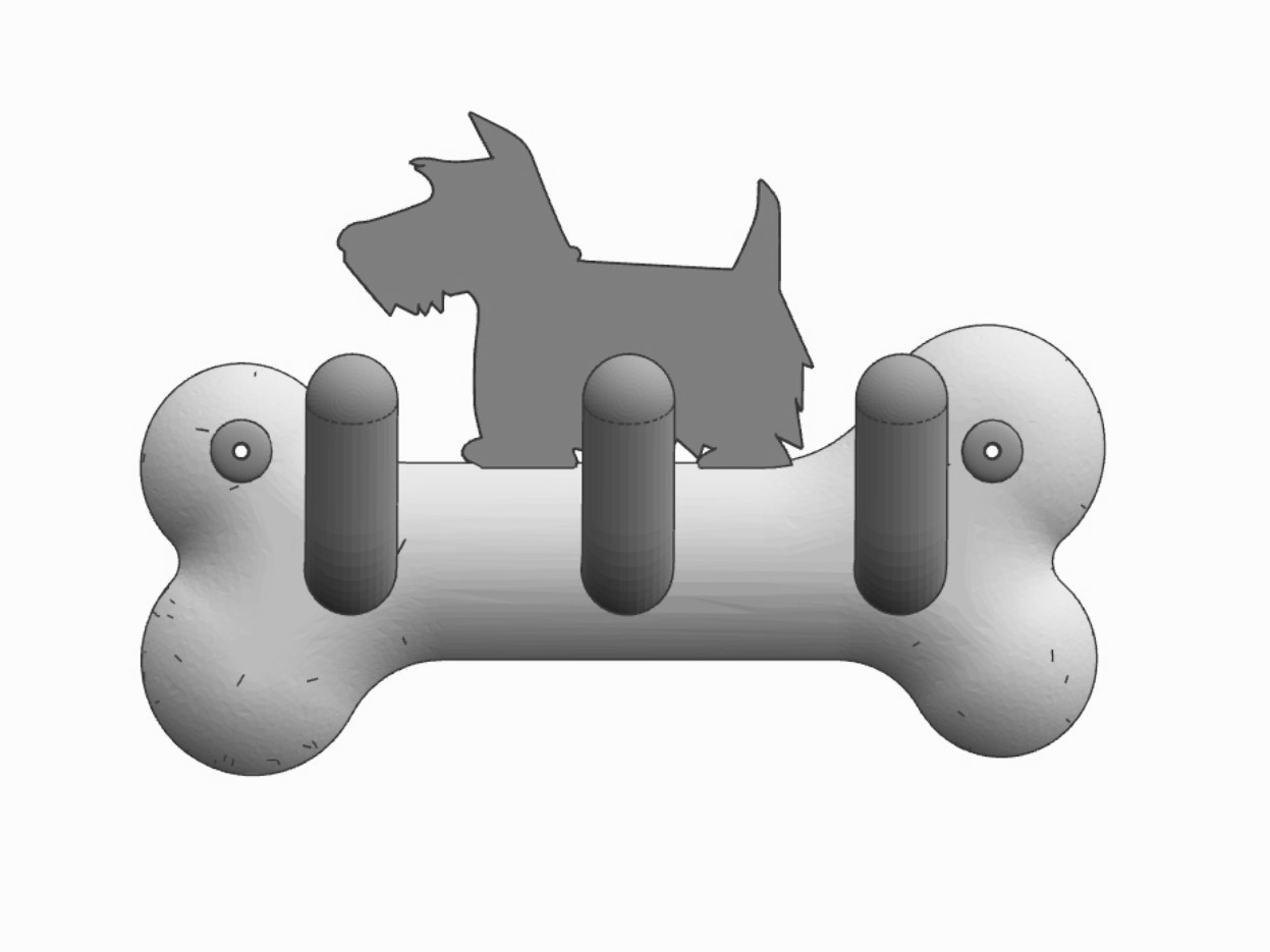 Dog Leash Hanger by Bootjevaarder | Download free STL model