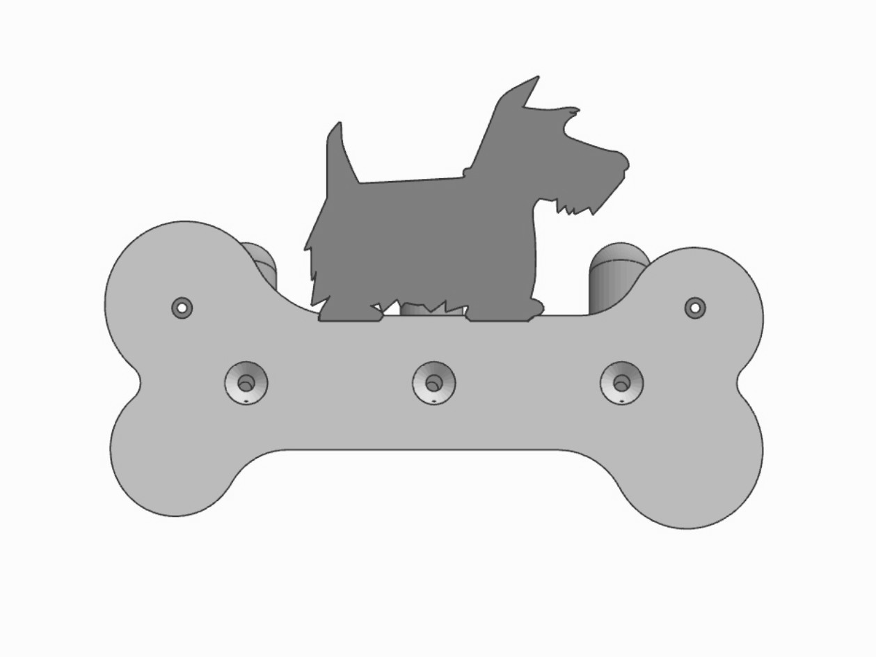 Dog Leash Hanger by Bootjevaarder | Download free STL model