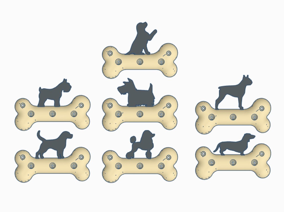 Dog Leash Hanger by Bootjevaarder | Download free STL model ...