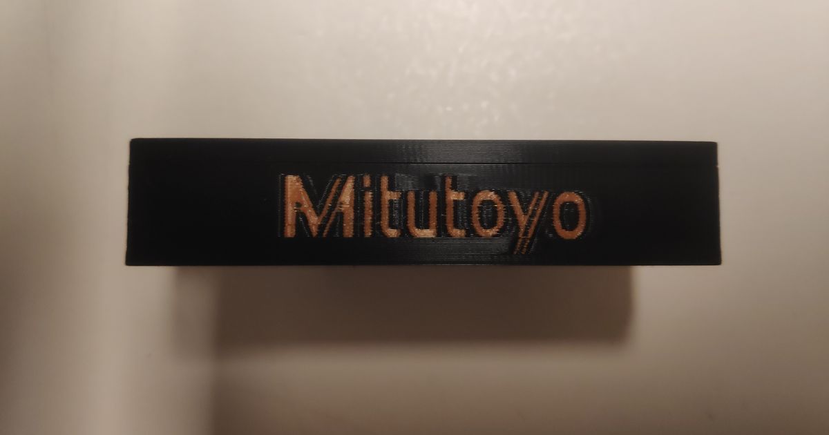 Mitutoyo Caliper Silica Gel Box by diettelo Download free STL model