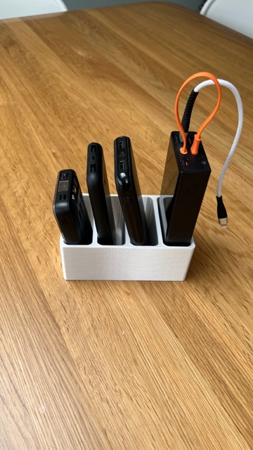 Power Bank holder v2 by wolffman | Download free STL model | Printables.com