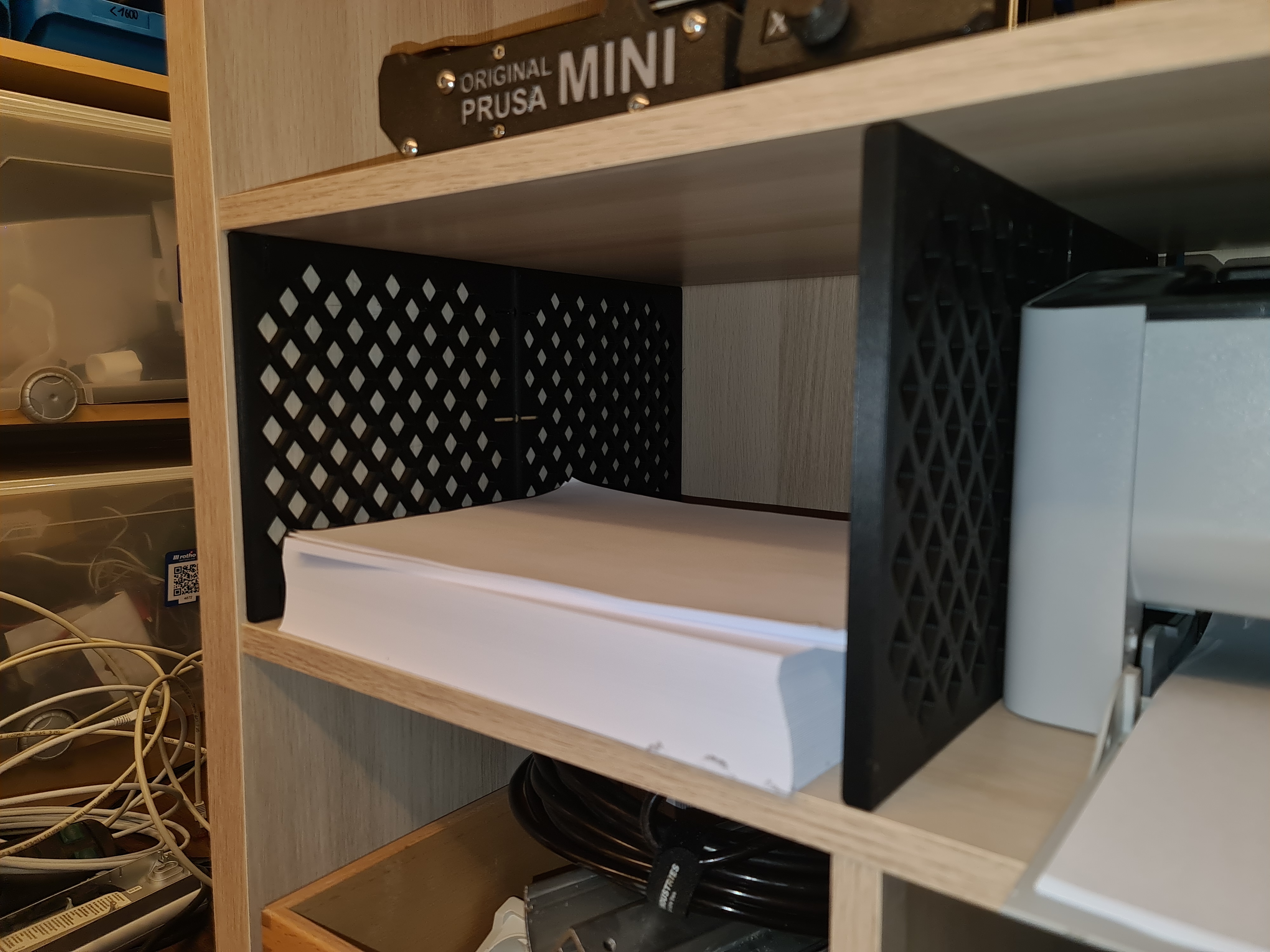 Kallax shelf insert / holder / separator 20cm