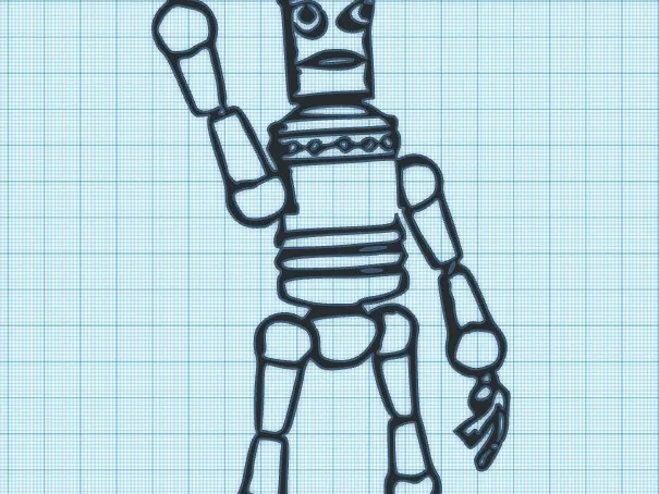 HUMPING ROBOT - ROBOT CHICKEN - WALL ART