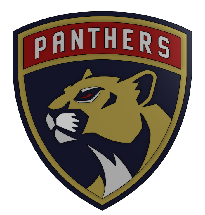 Florida Panthers Logo by SillyGoose | Download free STL model ...