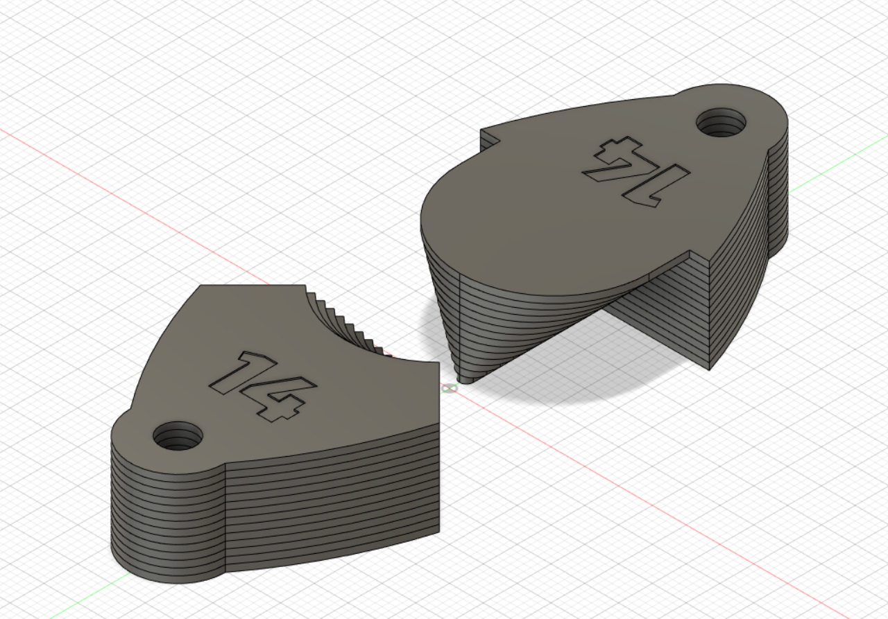 Radius gauge 1-20 mm by Yurshevich | Download free STL model ...