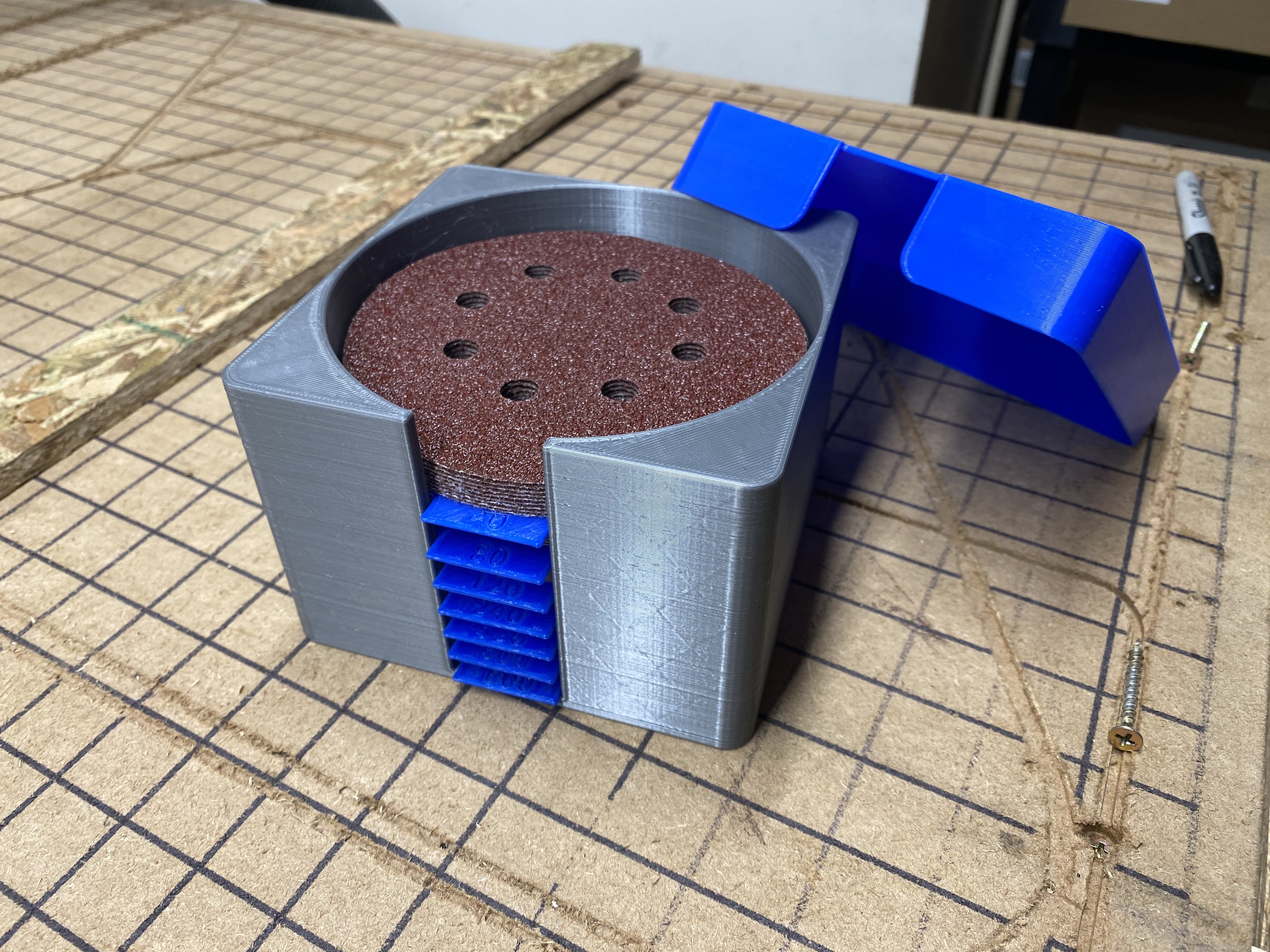 The Missing P40 divider tab - for Peter H's nice "SANDING DISK STORAGE BOX AND LID"