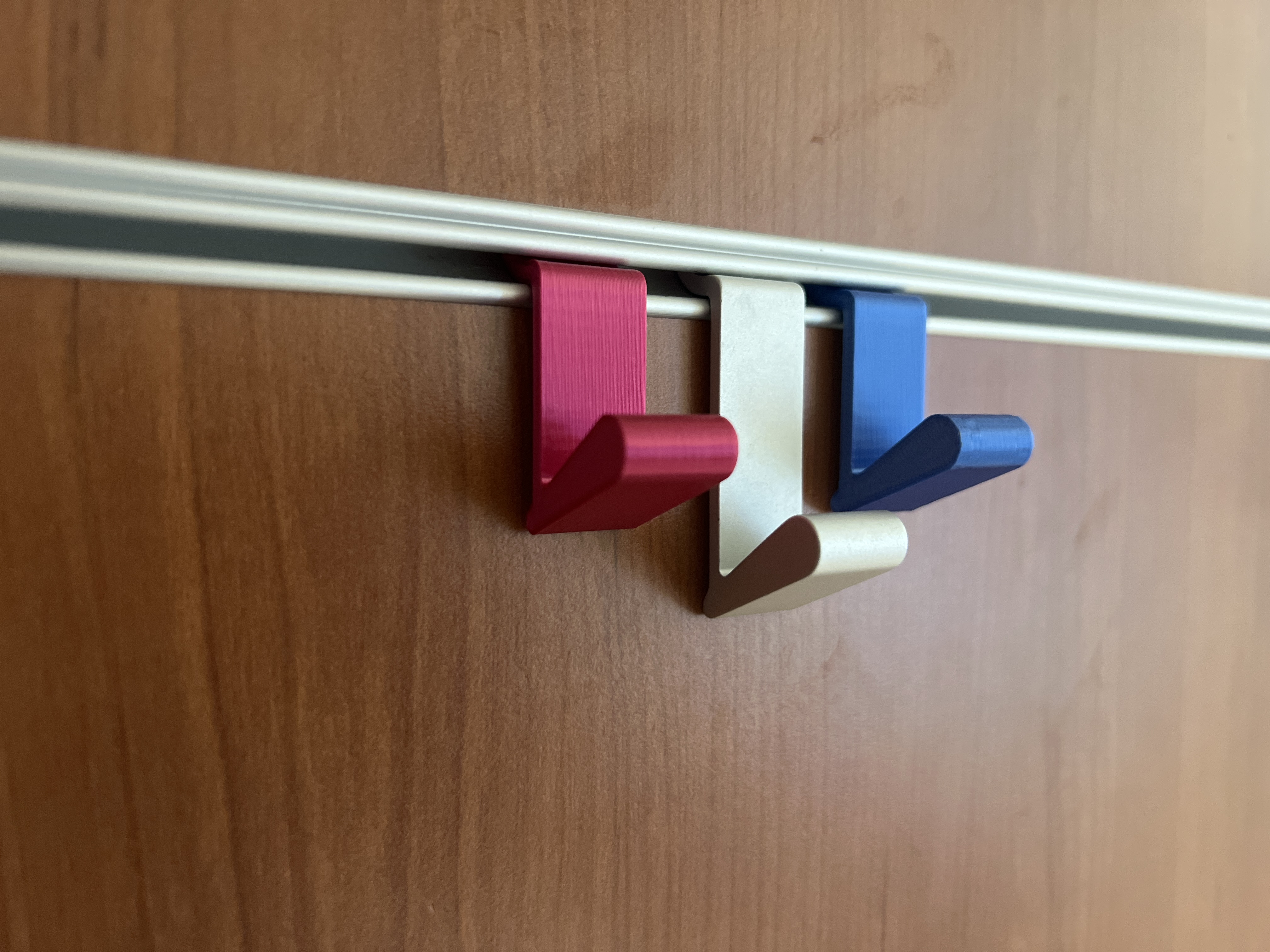 Hook for Häfele Labos wall system (aluminium rail)