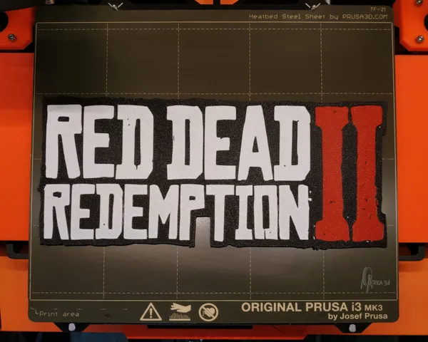 Red dead redemption logo ( Single and MMU )