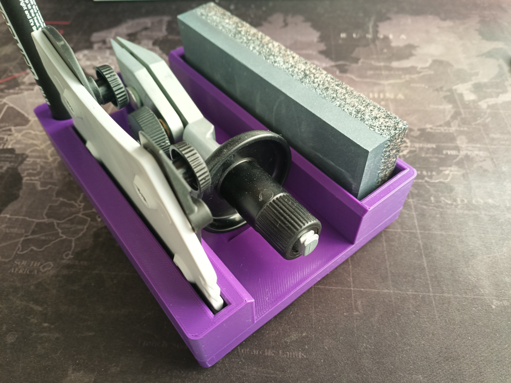 Gridfinity storage for Tormek T4 basic tools