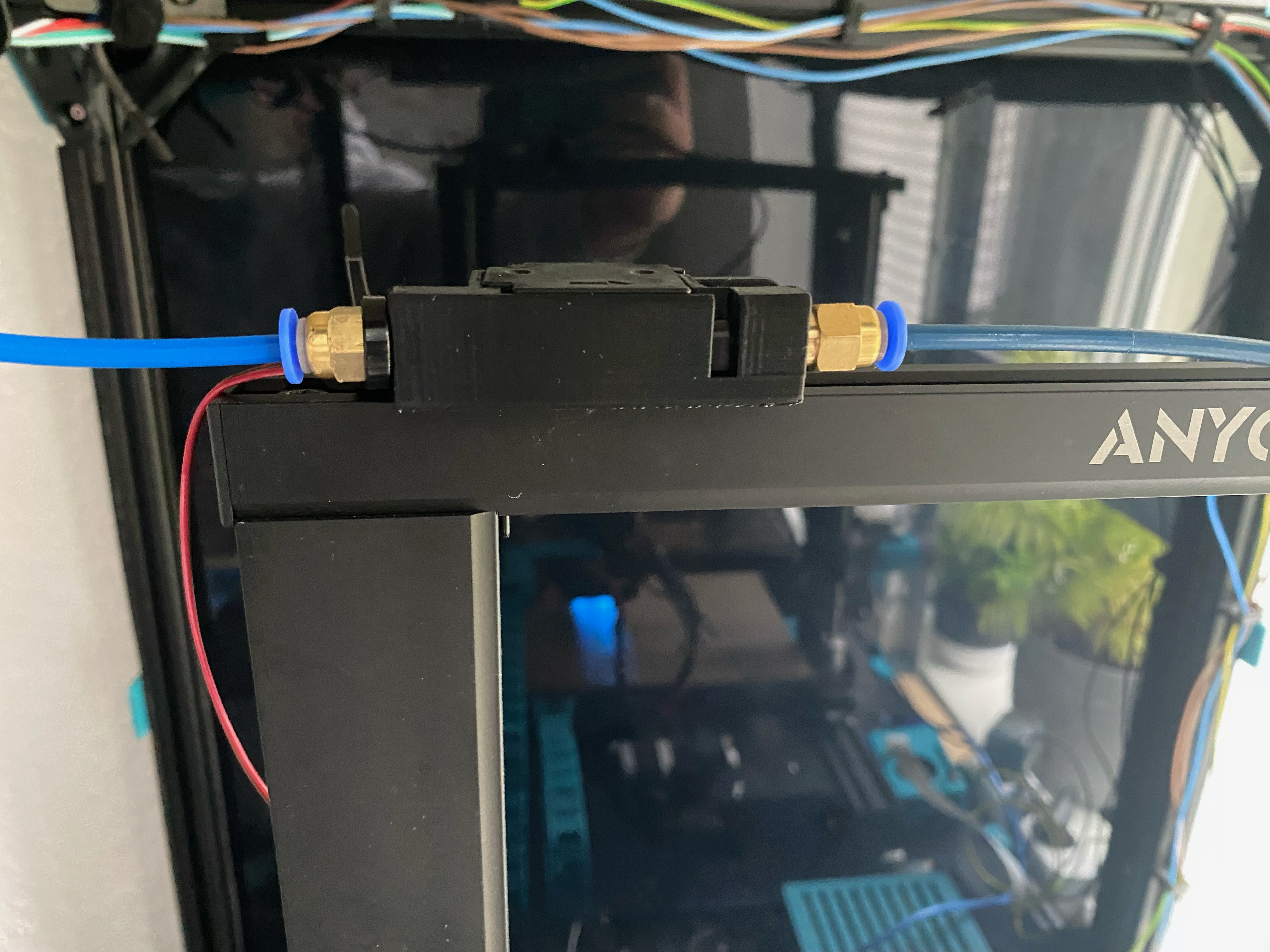 Anycubic Vyper Filamentsensor Halter mit M6 Pushfitting