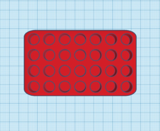 AAA battery tray for sterilite drawer