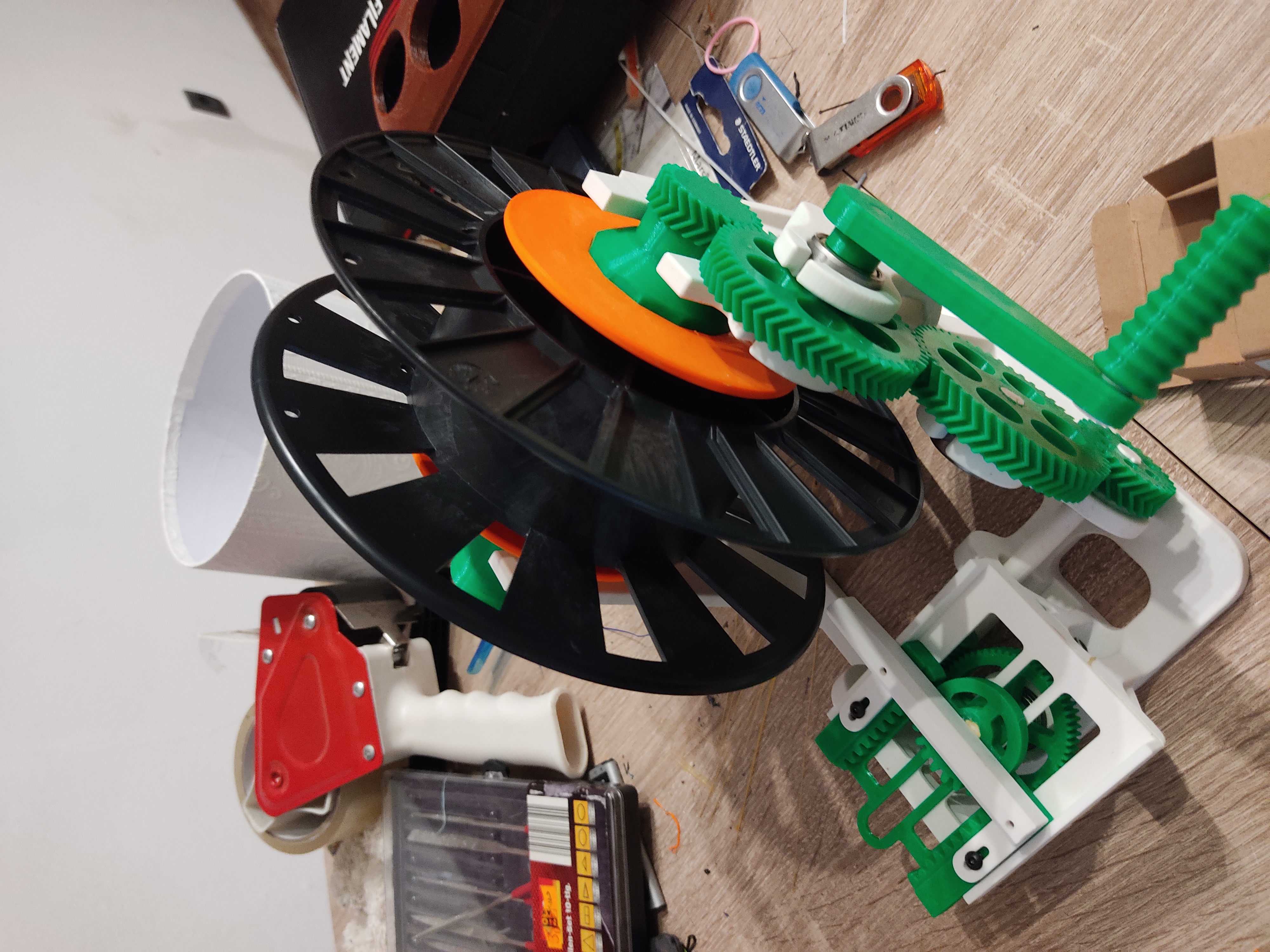 Adapterscheibe für Spool Winder D25-80 Loch