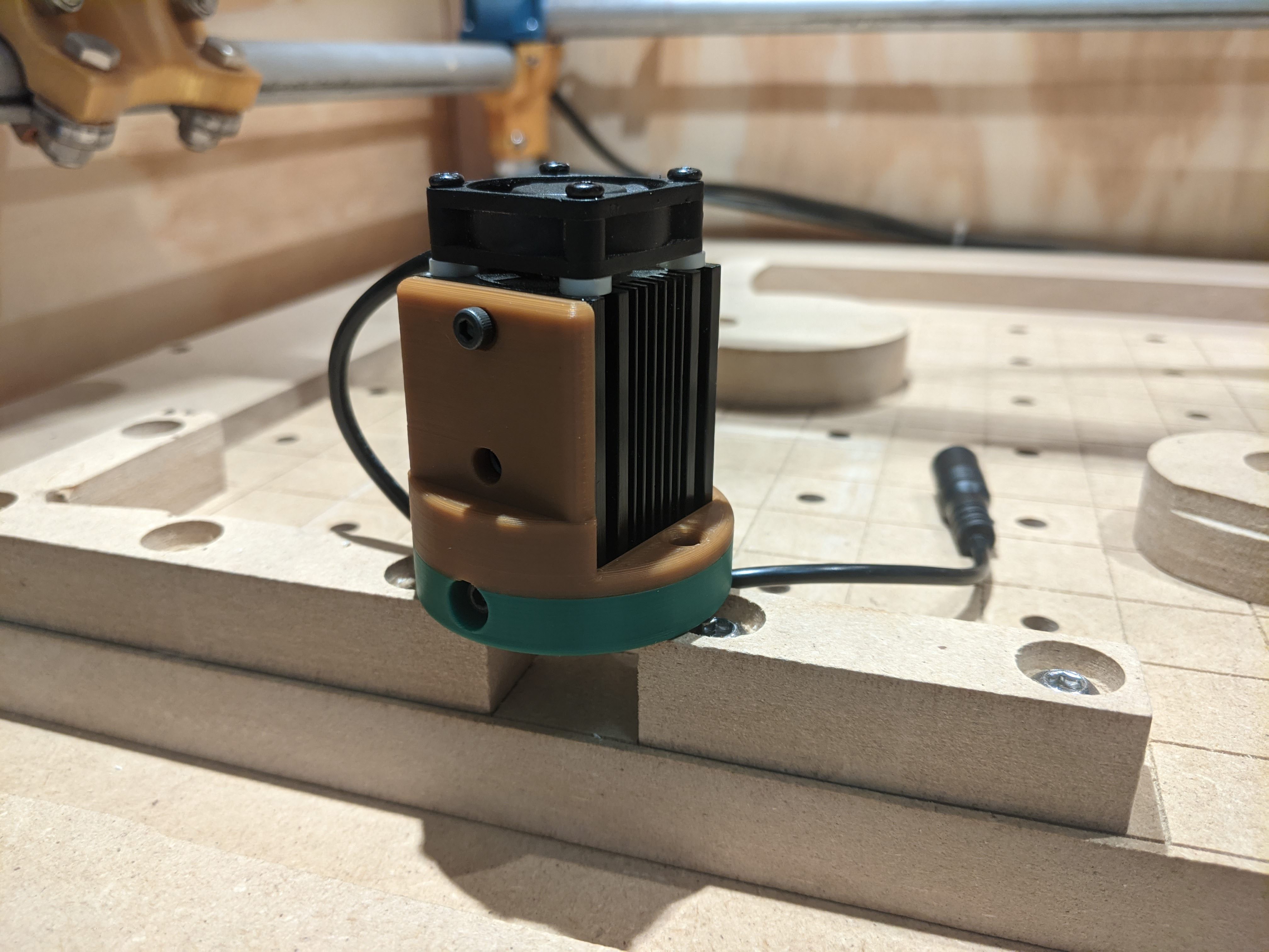 Laser Mount Adapter for 52mm Spindle Holder (CNC, MPCNC)
