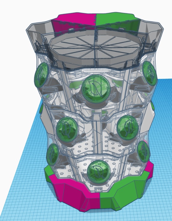 5 Gallon Bucket Hydro Tower For Smaller Print Beds 3D model thumbnail
