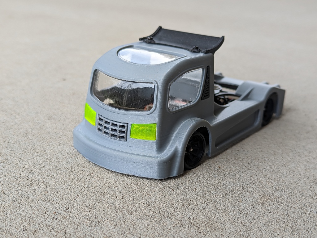 Mini z semi truck body 102mm by JEdwardS Download free STL model Printables