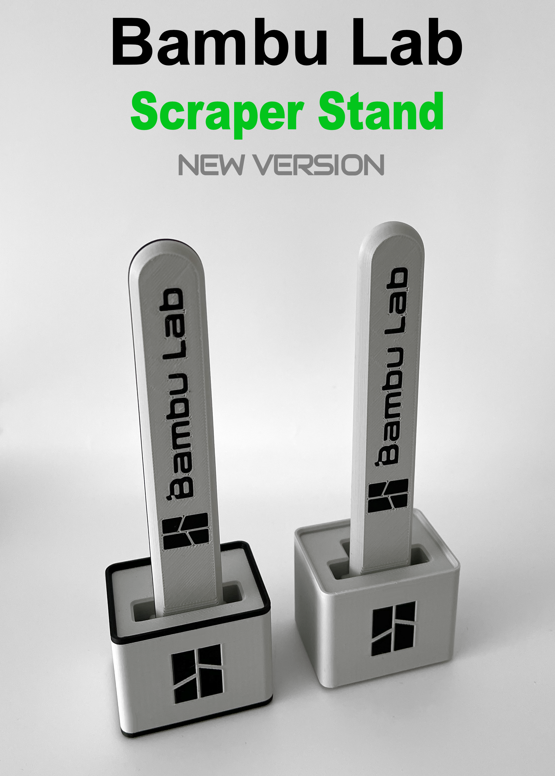 Miniatura 4 do modelo 3D NEW Bambu Lab Scraper Stand
