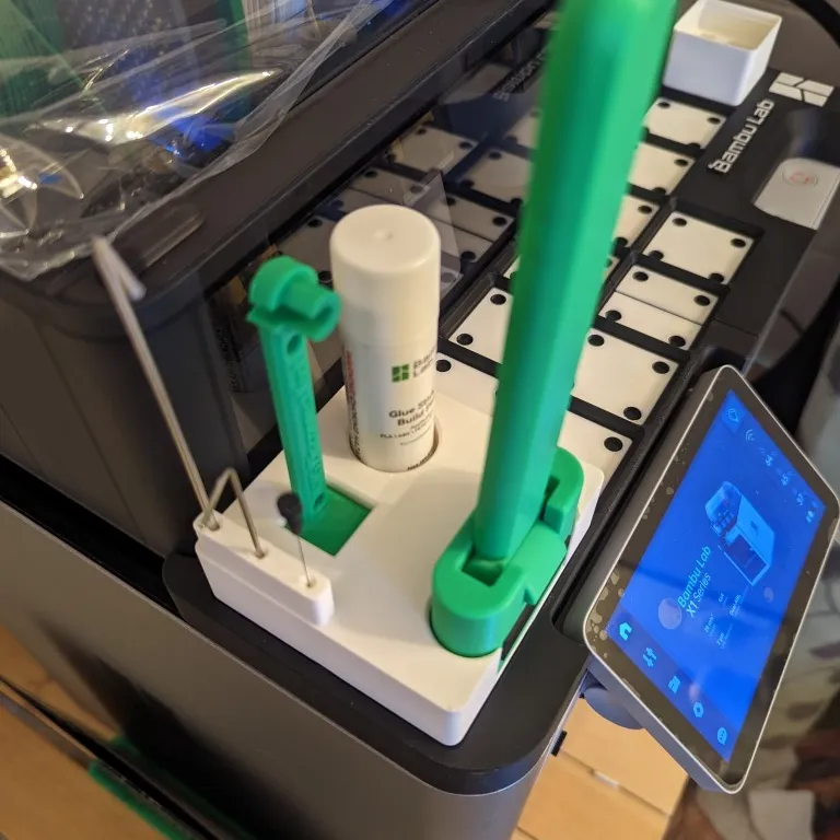 Gridfinity Bambu Lab SuperLube Grease Holder by HastCustom3dprints